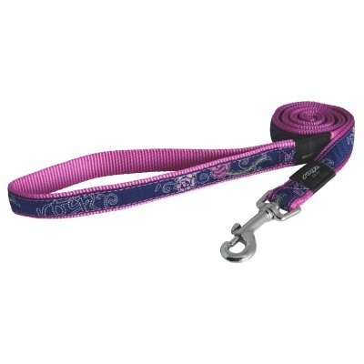 Rogz поводок для собак крупных пород размер L серии Fancy Dress - длина 140 см