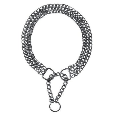 Цепь Trixie тройная с цугом для собак 50 см/2,5 мм