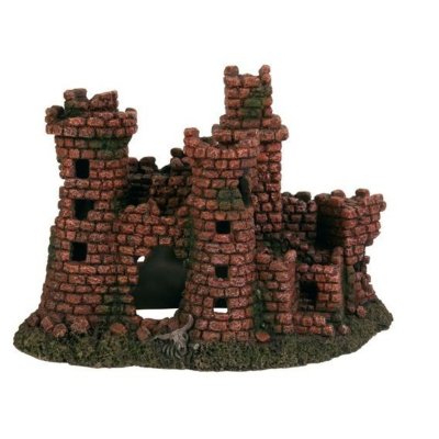 Грот Trixie для аквариума разрушенный замок 27 см пластиковый