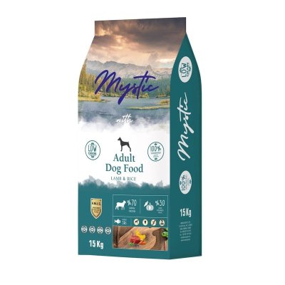 Mystic Adult Dog Food Lamb &amp; Rice полнорационный сухой корм для собак, с ягненком и рисом