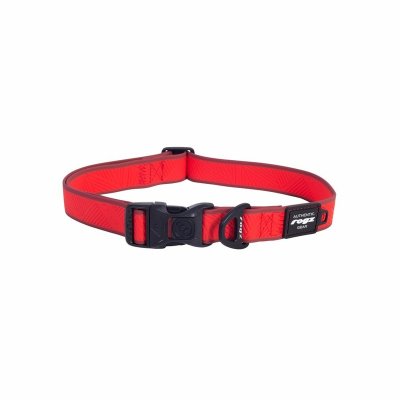 Rogz Amphibian Halsband ошейник для собак крупных пород, размер XL (обхват шеи 43-70 см), на вес 39-64 кг, цвет красный