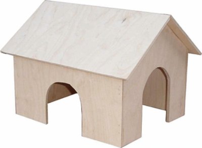 Предметы обихода Yami-Yami Домик для морской свинки простой (25х30х25 см)