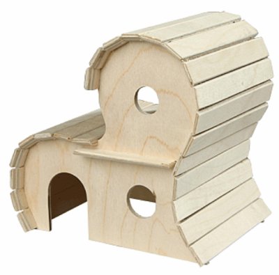 Предметы обихода Yami-Yami Домик для грызунов деревянный 2-х этажный (8552) (270 г)