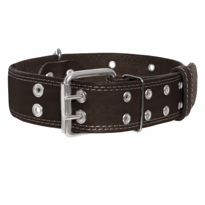 Ошейники, шлейки Yami Yami амуниция Ошейник безразмерный, кожа (Бежевый, коричневый)