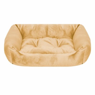 Лежаки Yami Yami лежаки Лежак прямоугольный с подушкой, бежевый (S)