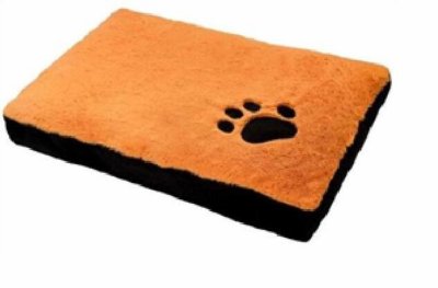 Лежаки Yami Yami лежаки Лежанка для кошек и собак прямоугольная, рыжая (S)