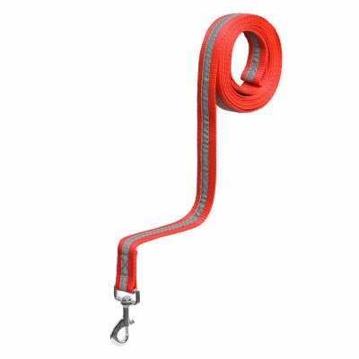 Ошейники, шлейки Yami Yami амуниция Светоотражающий поводок Титан синий 25мм*3,0м (синий)