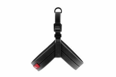 Ошейники, шлейки Ferribiella аксессуары Силиконовая шлейка Soft-touch, черная (44-54 см)