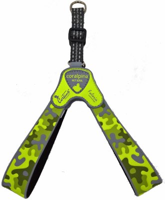 Ошейники, шлейки Cortina Суперпрочная шлейка FALORIA, зеленая (Италия) (25-35 см)