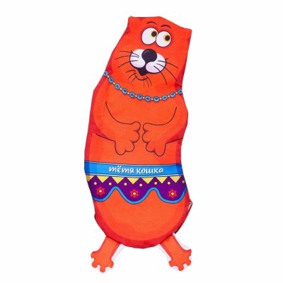 Звери, птицы, еда Антицарапки Игрушка для собак "Тетя кошка" (30 г)