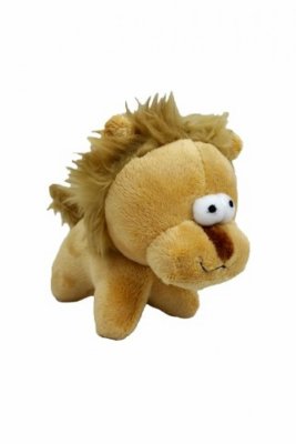 Игрушки Papillon Игрушка для собак "Глазастый лев", с пищалкой (100 г)