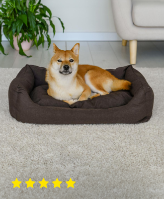 Лежаки Tappi лежаки "Ротонд" прямоугольный лежак с подушкой, шоколад (№2)