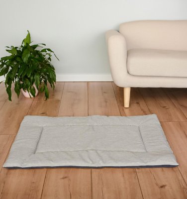 Лежаки Yami Yami лежаки Подстилка прямоугольная стеганая, серая (№2)