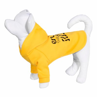 Одежда Yami-Yami одежда Толстовка с капюшоном для собаки, жёлтая (S)