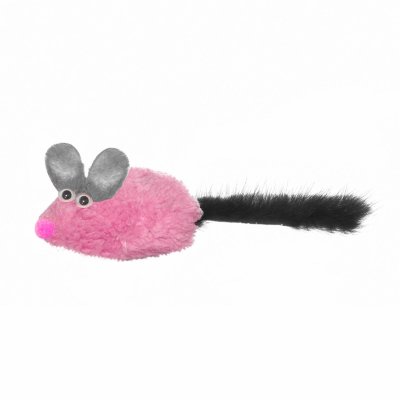 Для дома PETSHOP Игрушка для кошек Мышка с хвостом из натуральной норки (5 г)