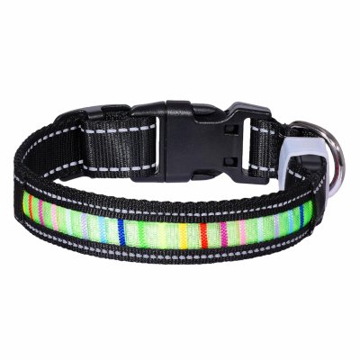 Ошейники, шлейки Tappi амуниция Светодиодный ошейник "Кейн", красный (S)