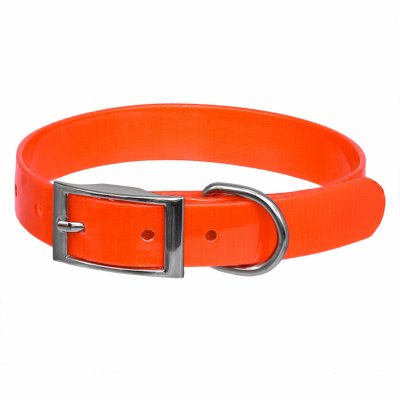 Ошейники, шлейки Tappi амуниция Ошейник "Дельта" из биотана, оранжевый (M)