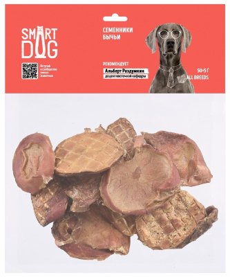 Лакомства Smart Dog лакомства Семенники бычьи (50 г)