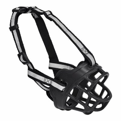 Ошейники, шлейки Tappi амуниция Намордник "Кордата" силиконовый со светоотражающей полосой (XS)