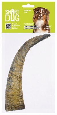 Лакомства Smart Dog лакомства Рог козий, 17 см (80 г)