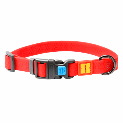Ошейники, шлейки Tappi амуниция Ошейник "Крэйл", красный (M)