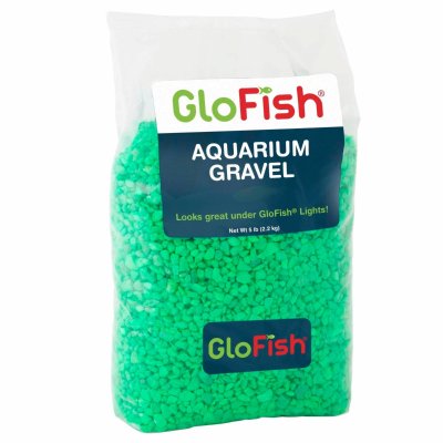 Декорации GloFish Флуоресцирующий грунт, зеленый (2.268 кг)