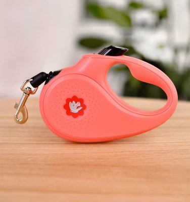 Ошейники, шлейки Tappi рулетки Поводок рулетка для собак малых пород, трос 5 м, розовый (12 кг, 5 м)