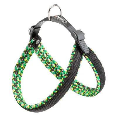 Ferplast Шлейка для собак Agila Fantasy 3, обхват шеи и груди 42-50 см, ширина 15 мм, черная