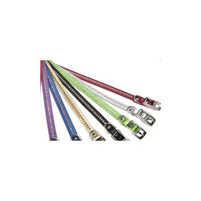 Ошейник для собак HAPPY FRIEND стразы 1 ряд, 8 мм