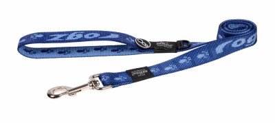 Ошейники, шлейки Rogz Поводок-перестежка "Alpinist", темно-синий (ЮАР) (M)