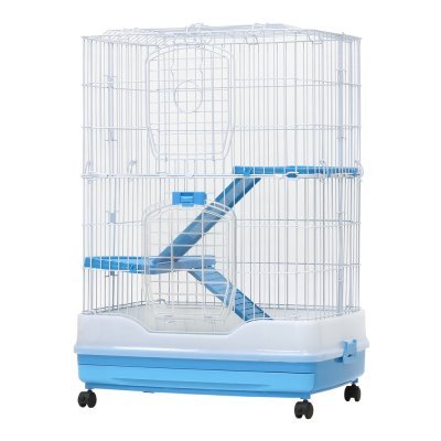 Клетка для грызунов Kredo для шиншилл 68x46x92см 3-х этажная