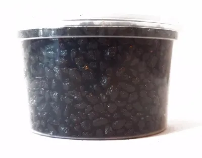 Аквагрунт Грунт цветной Черный 3-5мм, 350г (банка)