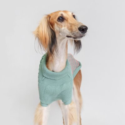 Petmax Свитер в клетку для собак, 4XL, розовый