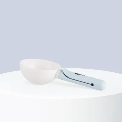 HiPet Совок для корма кошек и собак, 20х9х5 см, голубой