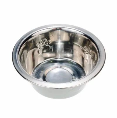 Petmax Миска металлическая с лапками для собак, 200 мл