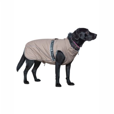 Попона для собак Dogmoda зимняя, девочка, кофе-35см