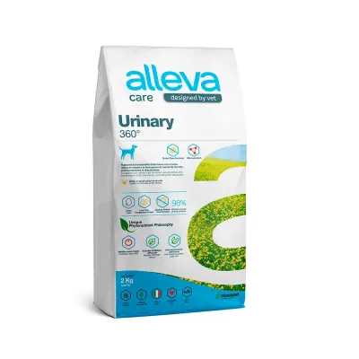 ALLEVA Care Adult Urinary 360° Сухой диетический корм для собак, с куриным яйцом, 2 кг