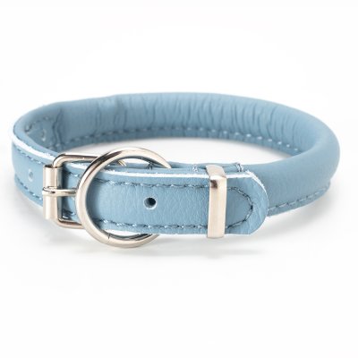 Аркон Ошейник круглый для кошек и собак мелких пород Candy, обхват шеи 21-29 см, голубой