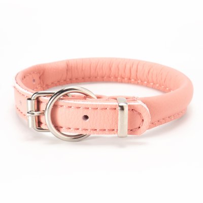 Аркон Ошейник круглый для кошек и собак мелких пород Candy, обхват шеи 21-29 см, розовый
