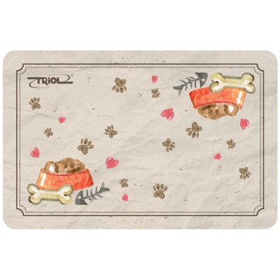 Triol Коврик под миску Косточки, 43x28 см