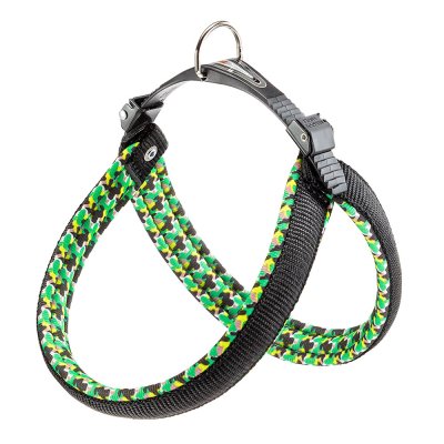 Ferplast Шлейка для собак Agila Fantasy 4, обхват шеи и груди 44-52 см, ширина 20 мм, черная