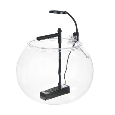 Аквариум NARIBO A-300 Шар для петушка, пластиковый, с оборудованием 12л