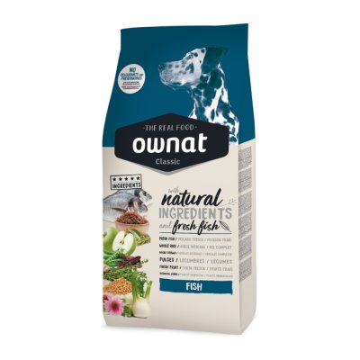 Ownat Adult Classic Сухой корм для собак, с рыбой, 12 кг