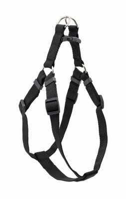 Ошейники, шлейки Yami Yami амуниция Шлейка "Сити", черная (XXS)