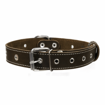 Ошейники, шлейки Yami Yami амуниция Ошейник безразмерный, кожа, черный 64*3,5см (я010135рыж) (рыжий)