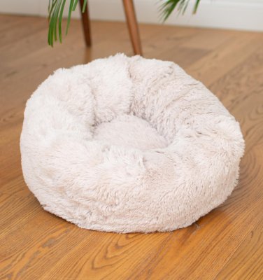 Лежаки PETSHOP Лежак "Пушистик" круглый (серый)