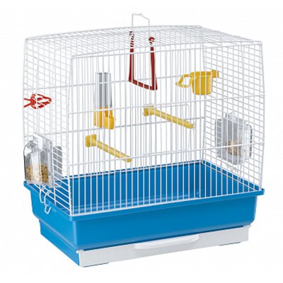 Ferplast Клетка Клетка с пластиковым покрытием для мелких птиц Reсord 2, 39x25x41 см