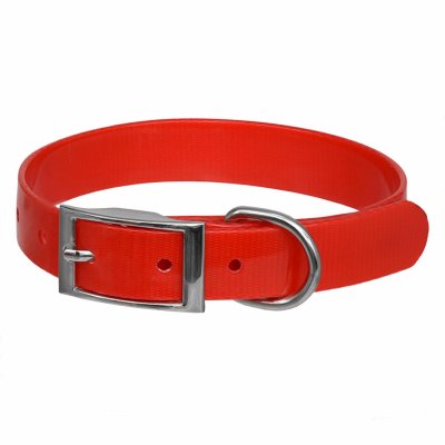 Ошейники, шлейки Tappi амуниция Ошейник "Дельта" из биотана, красный (XL)