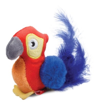 Игрушка для кошек GIGWI Попугай со звуковым чипом 12см, серия Melody Chaser