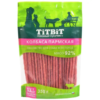 TiTBiT Лакомство Колбаса Пармская для собак, 350 гр.